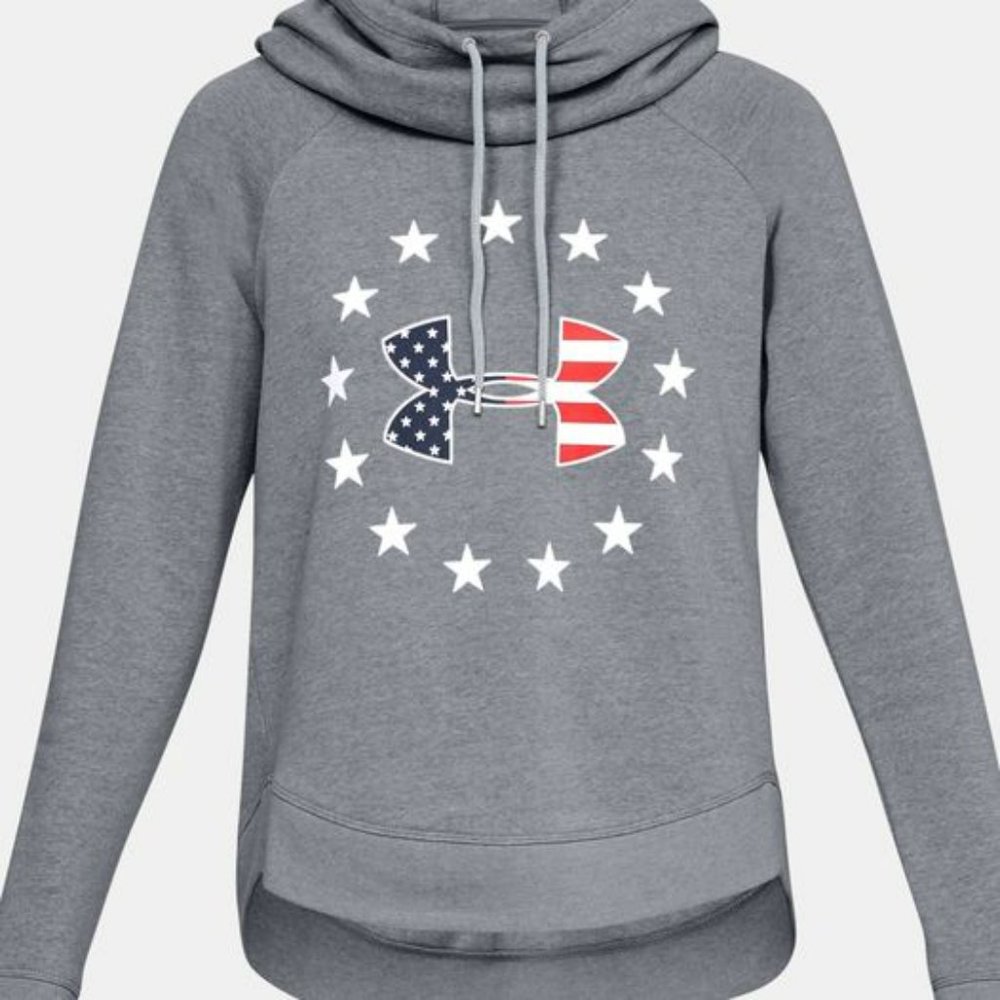 Under Armour Freedom Hoodie Sweatshirt Scuba neck